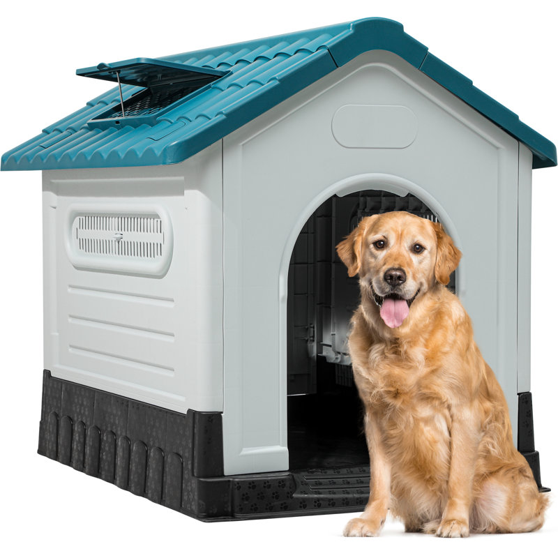 Archie & Oscar™ Chertsey Plastic Dog House | Wayfair